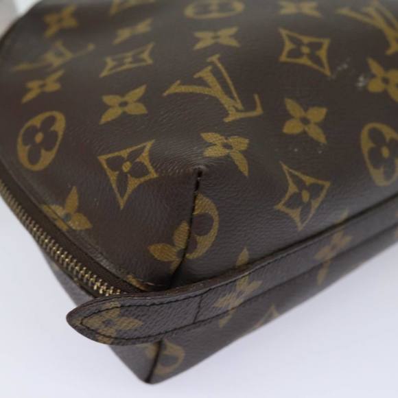 LOUIS VUITTON Monogram Trousse Demi Ronde Cosmetic Pouch M47520 LV Auth 81231 - Picture 15 of 16